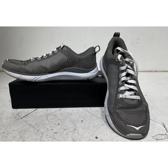 Hoka One One Hupana Flow Women’s Running Shoes - Size 9.5-10 - Gray/White Mesh - Picture 1 of 7